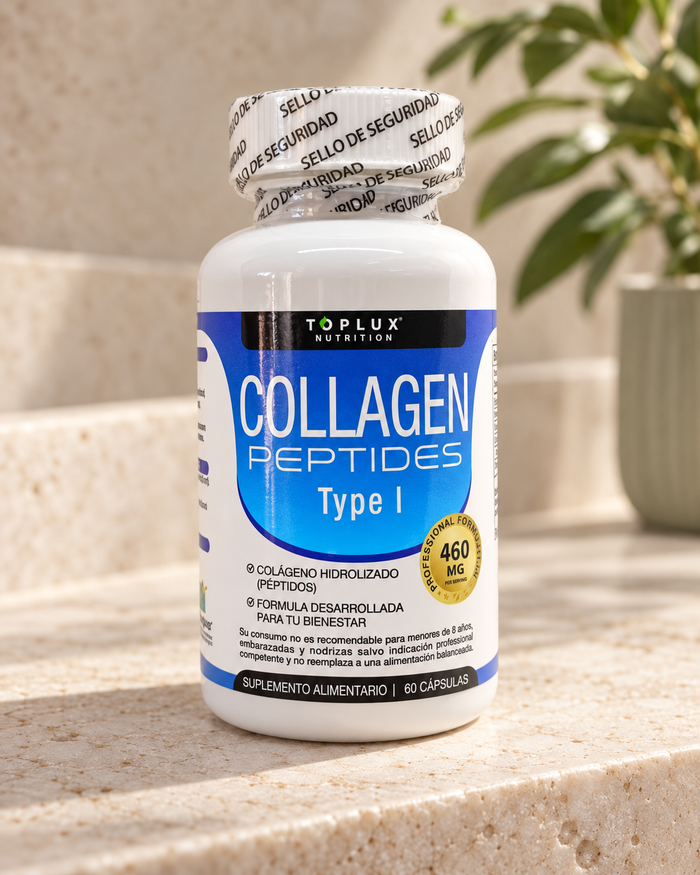 Collagen Peptides · Toplux · 60 cápsulas