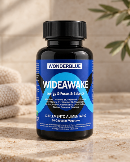 Wideawake · Wonderblue sobre una superficie de piedra clara