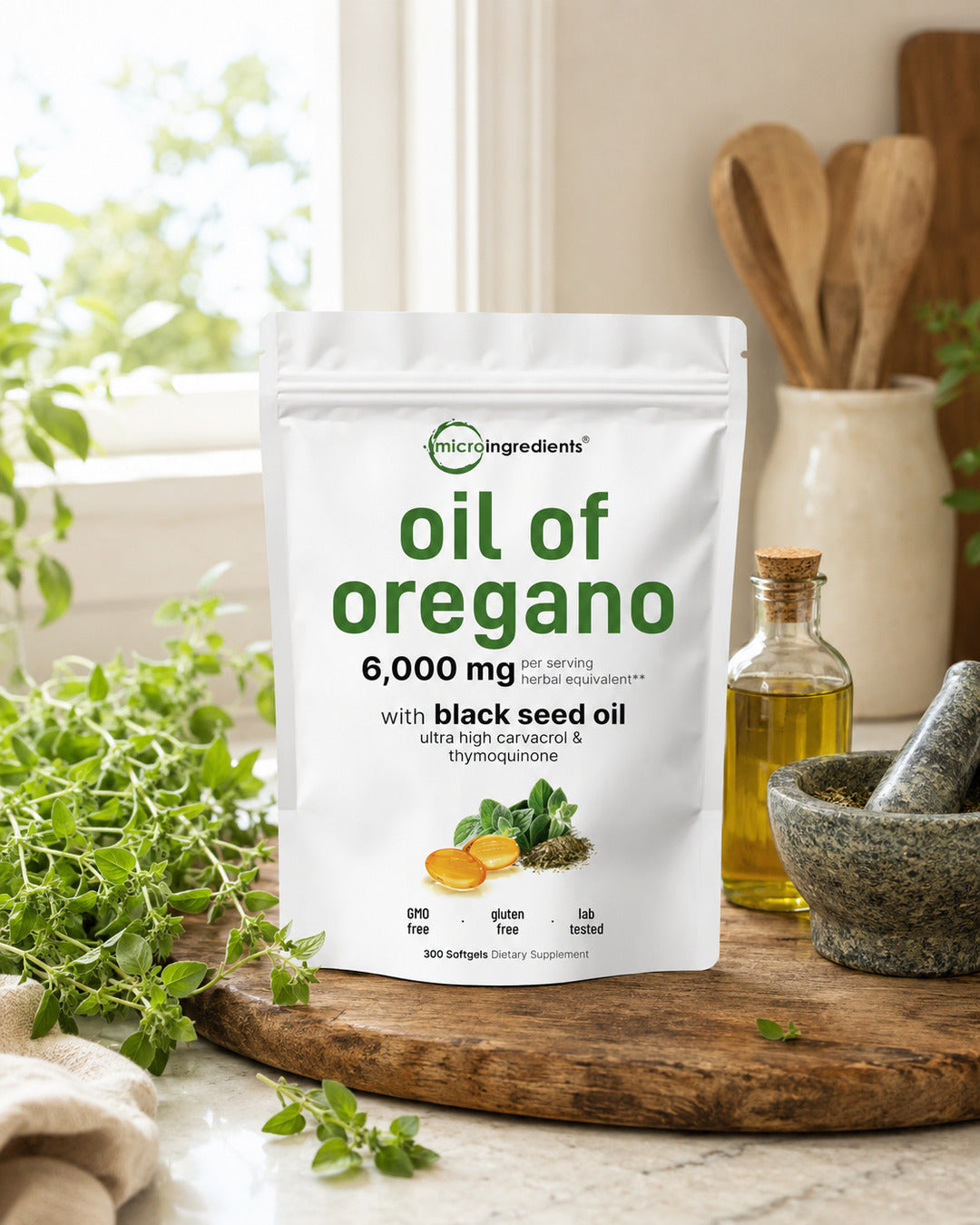 Aceite de orégano escena