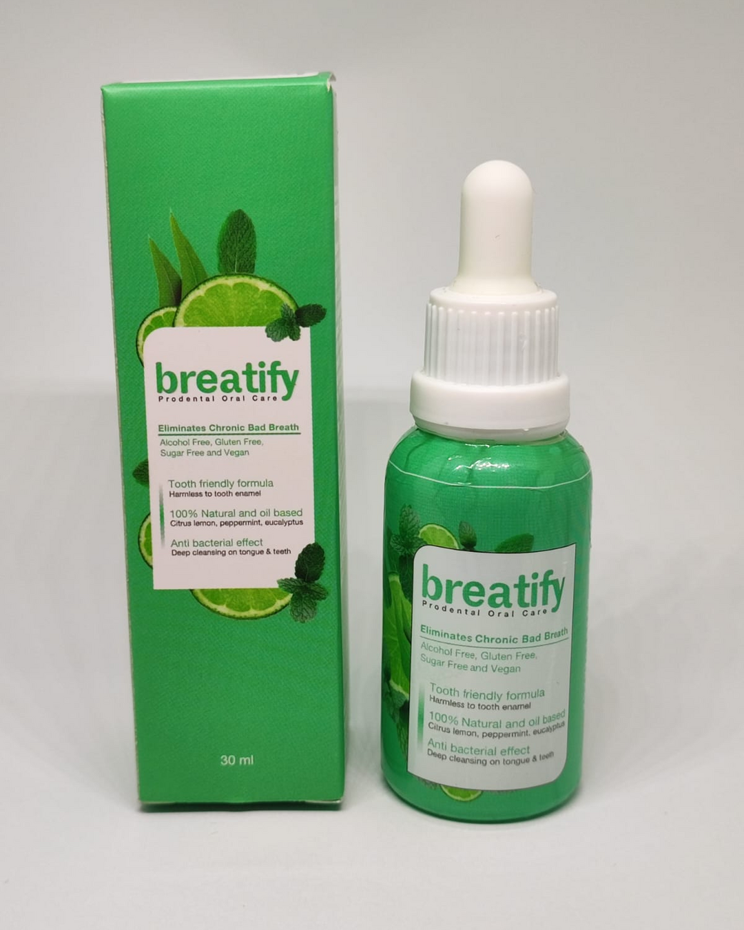 Fotografía real frontal de Breatify 30 ml