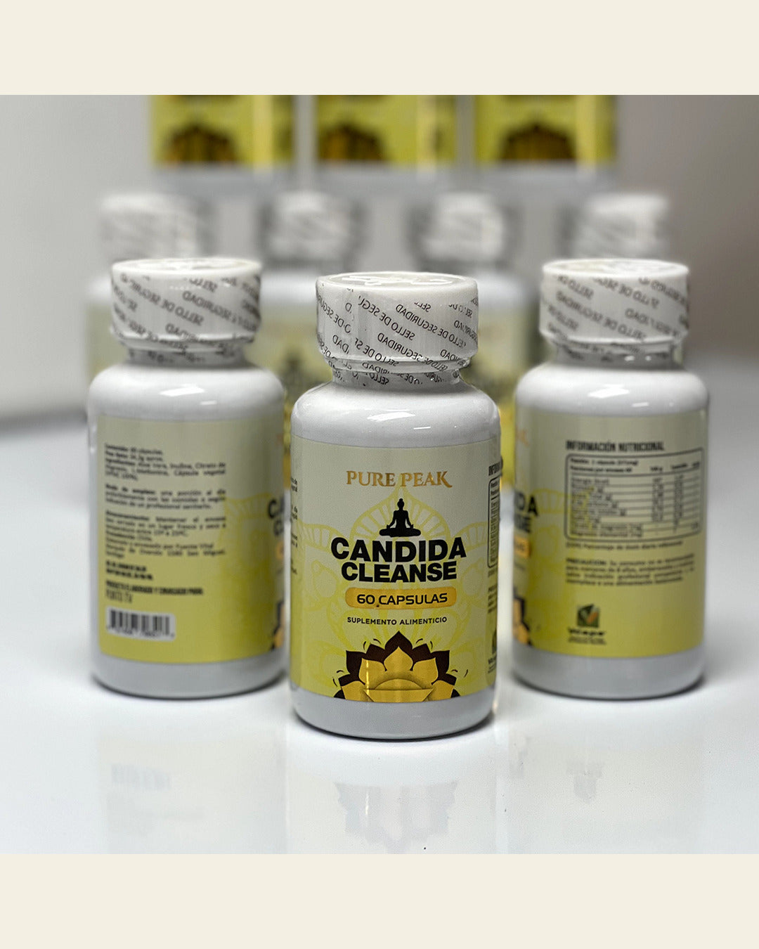 Candida Cleanse — envase real y etiqueta