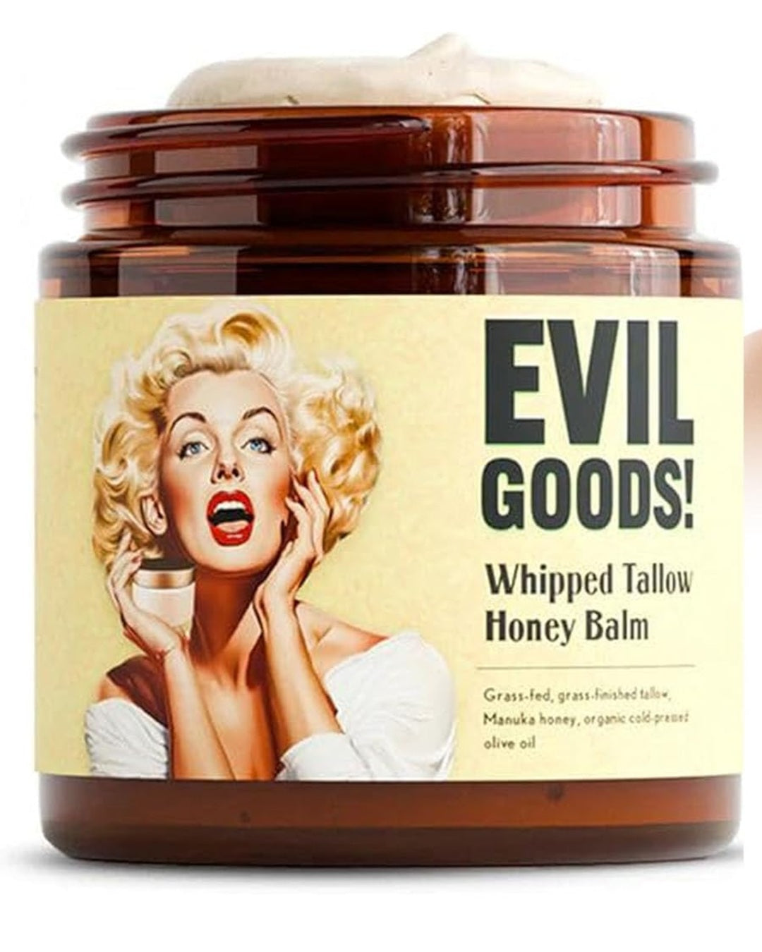 Evil Good etiqueta real frontal