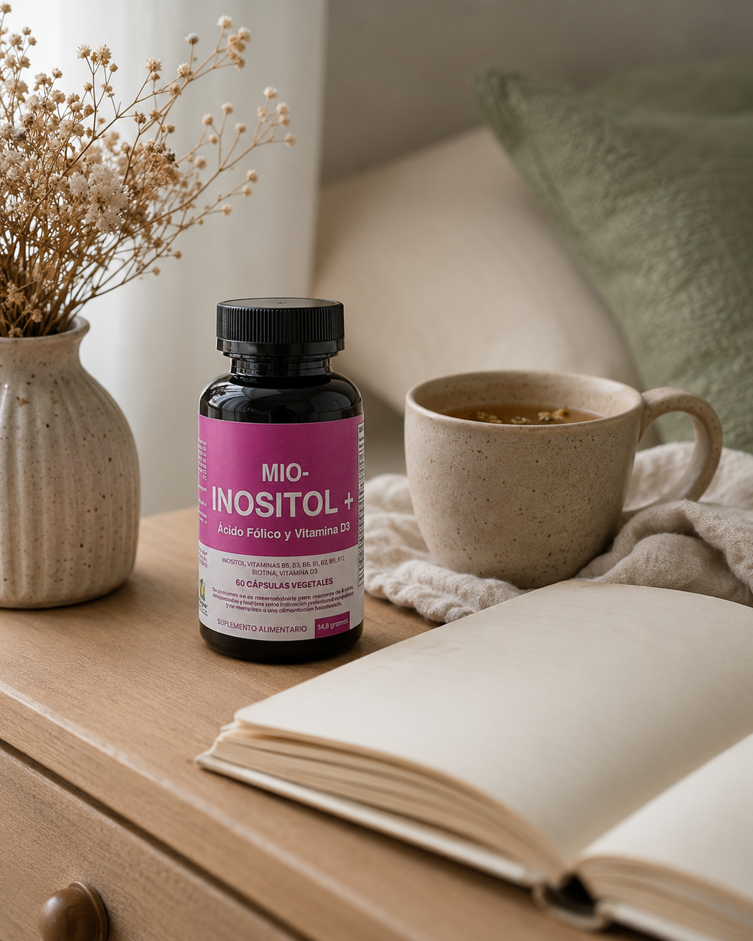 Myo-Inositol — escena cotidiana