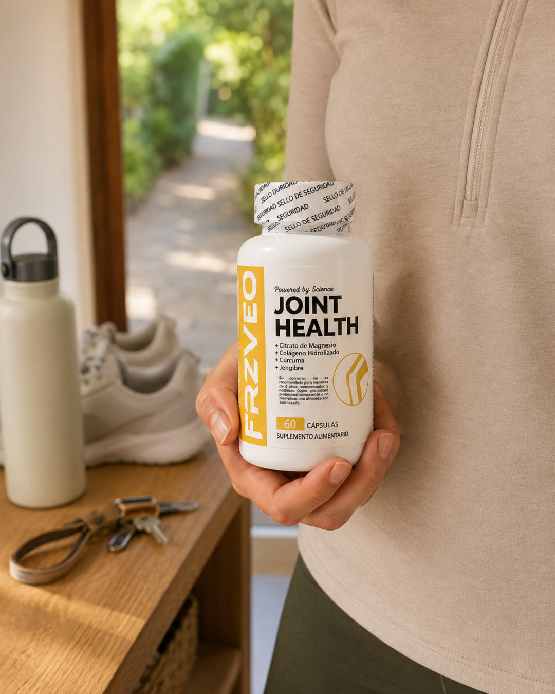 Persona integrando Joint Health a su rutina de caminata