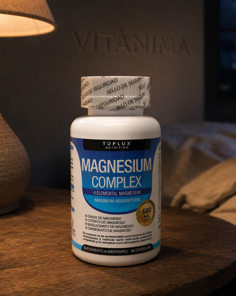 Magnesio Complex en estación nocturna VITÁNIMA