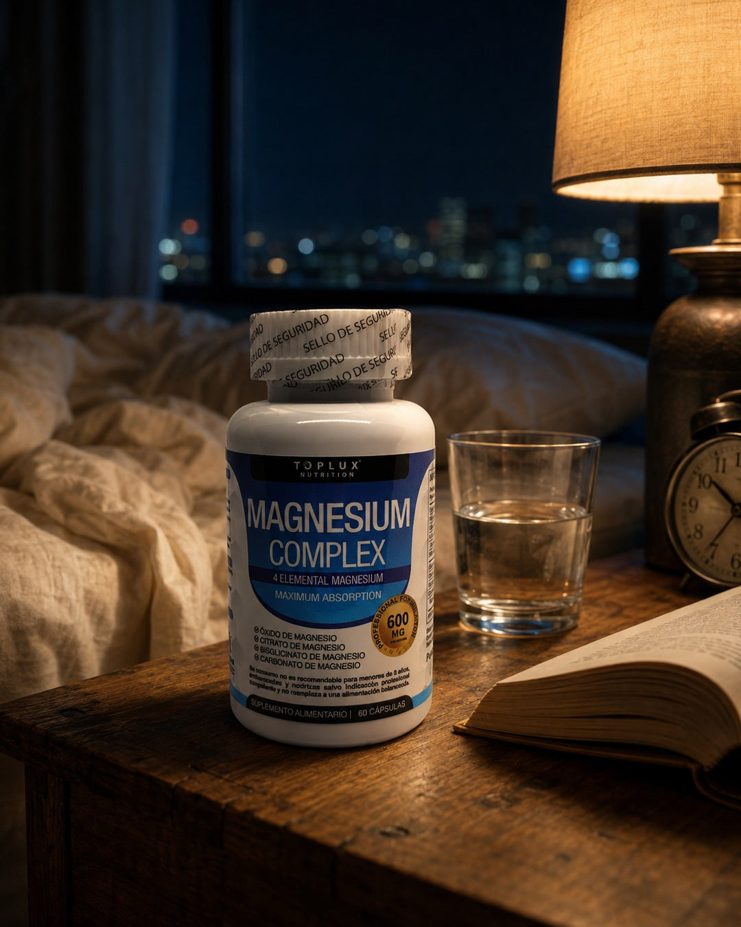 Magnesio Complex en rutina nocturna
