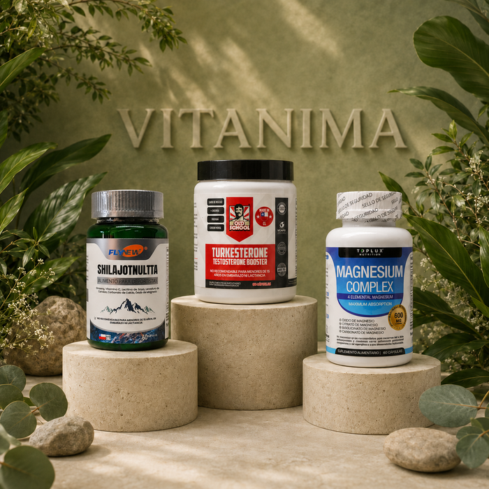 Pack Rendimiento · Shilajit Ultra + Turkesterona + Magnesio