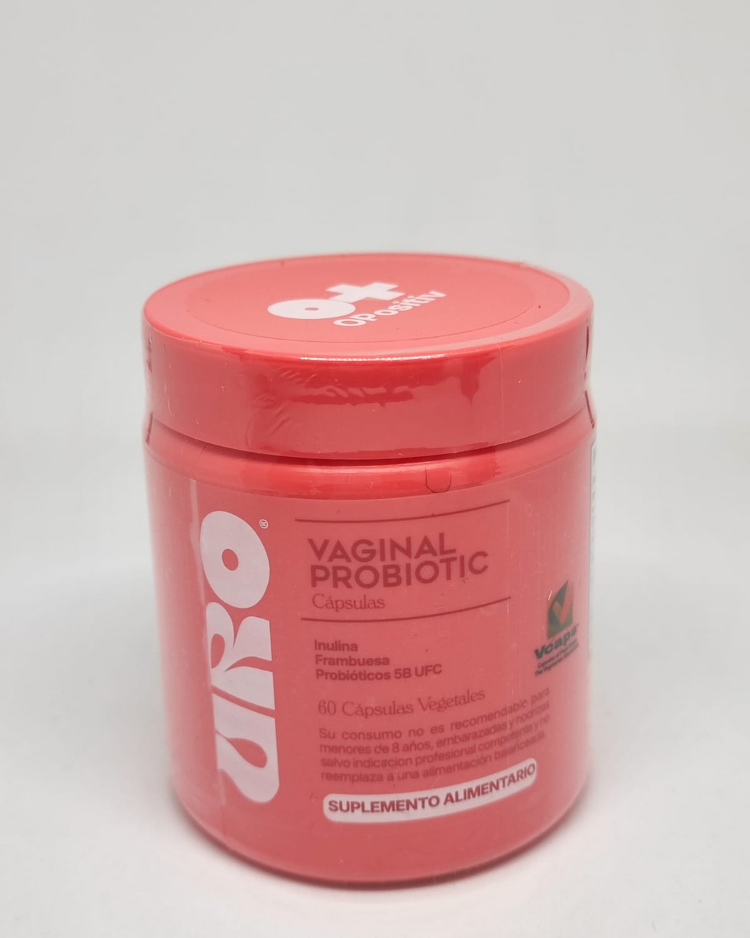 Probiótico Vaginal — etiqueta frontal real