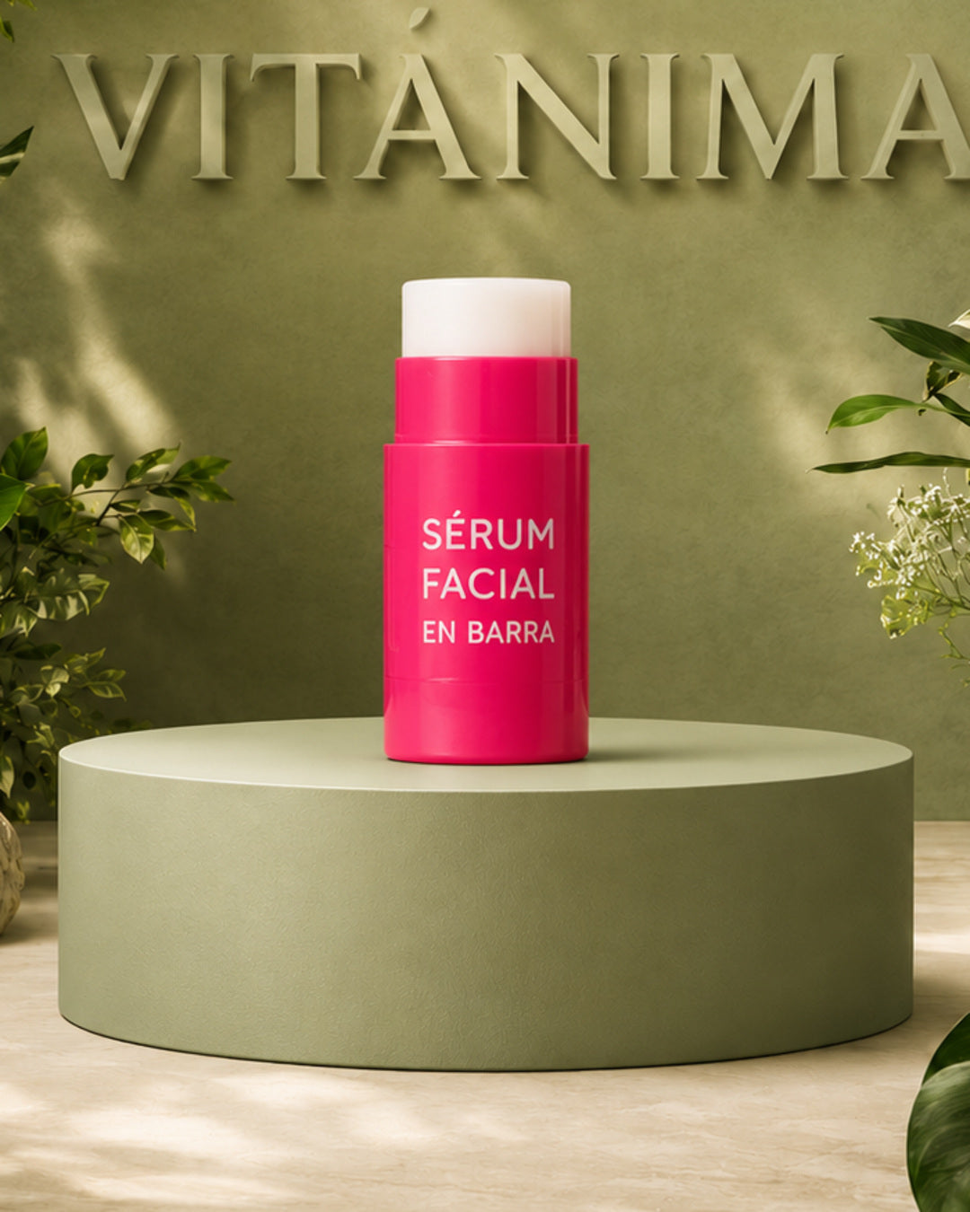 Sérum Facial en Barra · etiqueta frontal