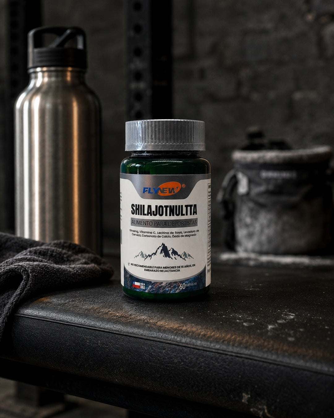 Shilajit Ultra en escena de rutina deportiva