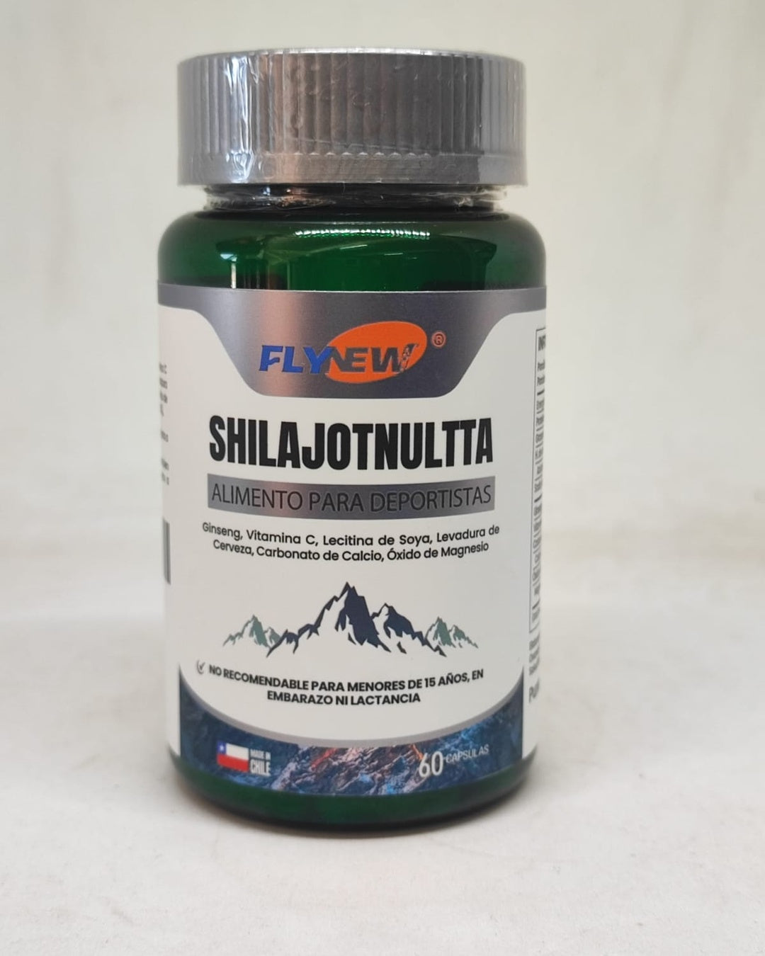Fotografía frontal real del envase Shilajit Ultra